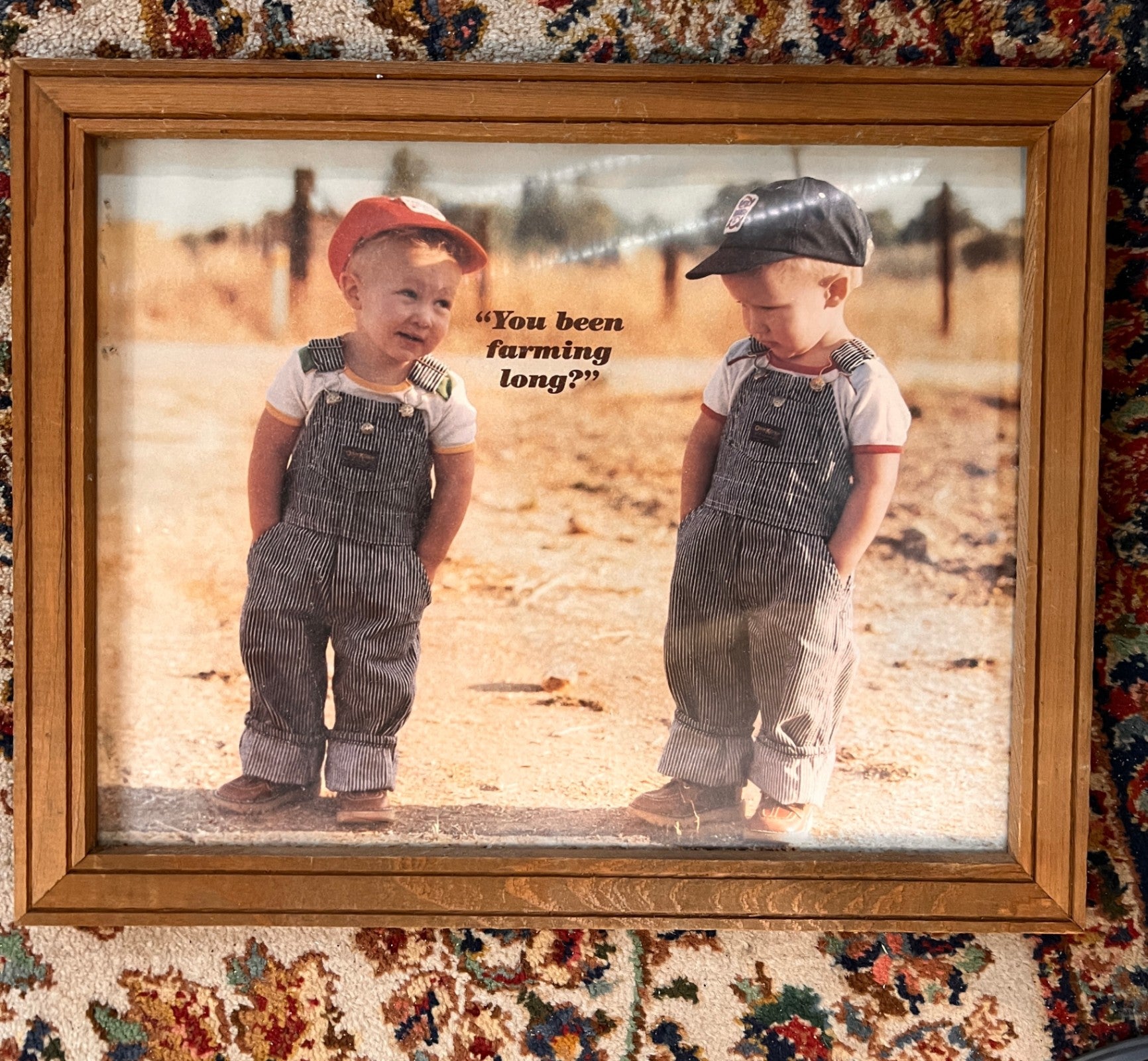 Been Farming Long Framed Print