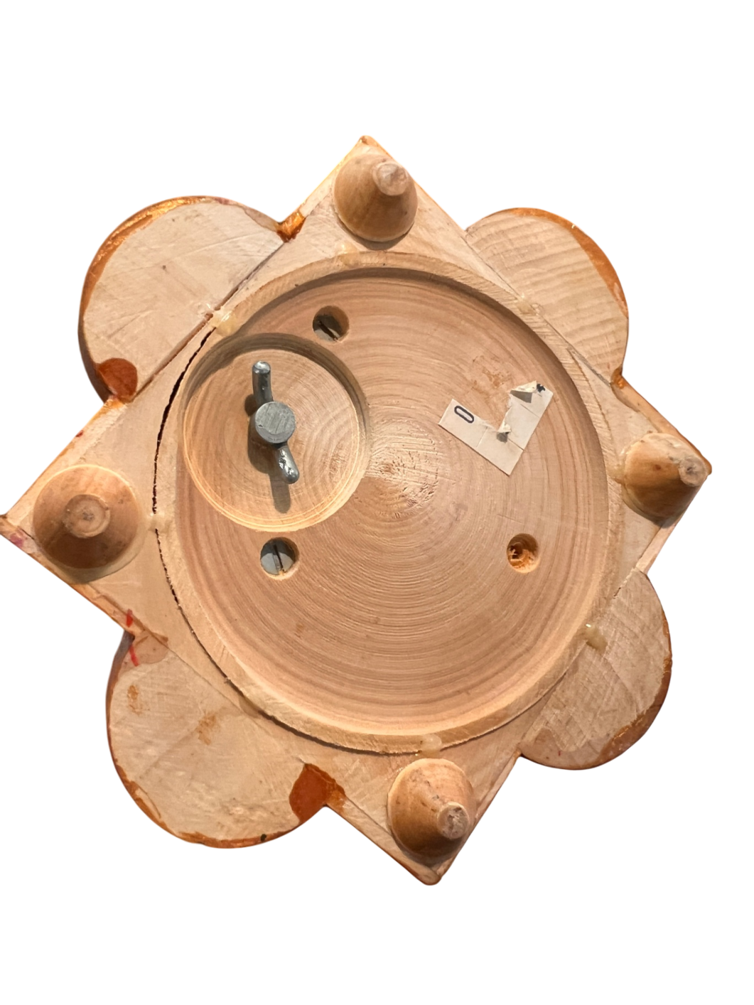 Vintage Russian Hand-Painted St. Basil’s Cathedral Wooden Music Box – Moscow Souvenir