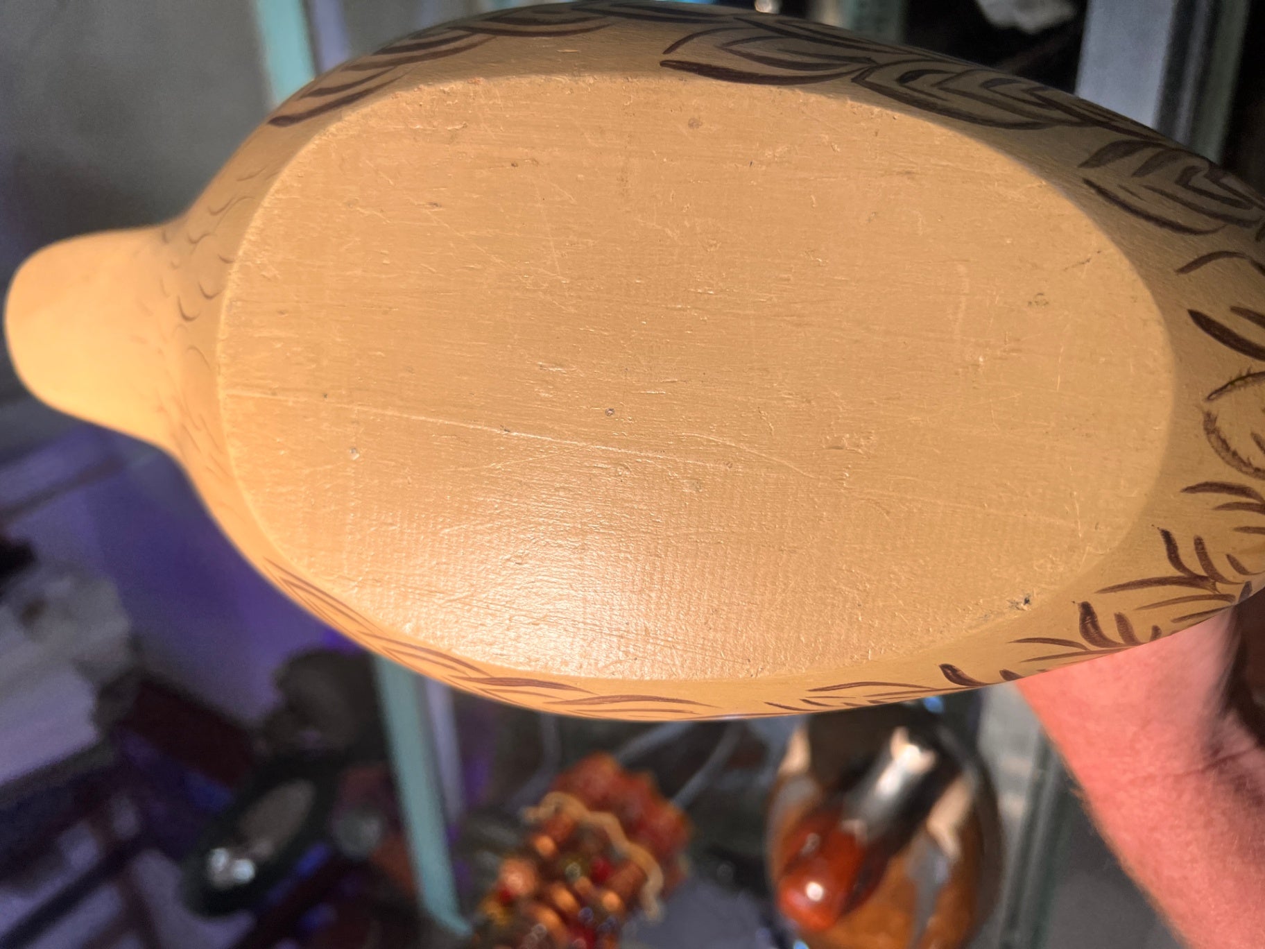Wood Decoy Hand Painted