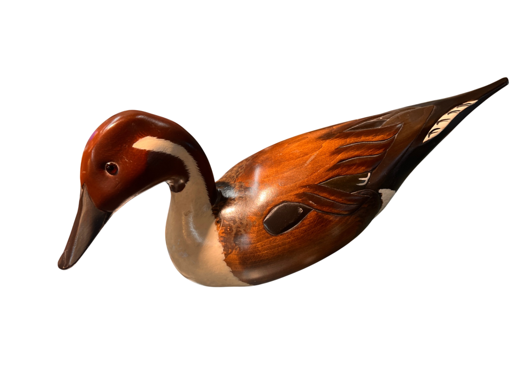 Decoy Brown and cream Wood