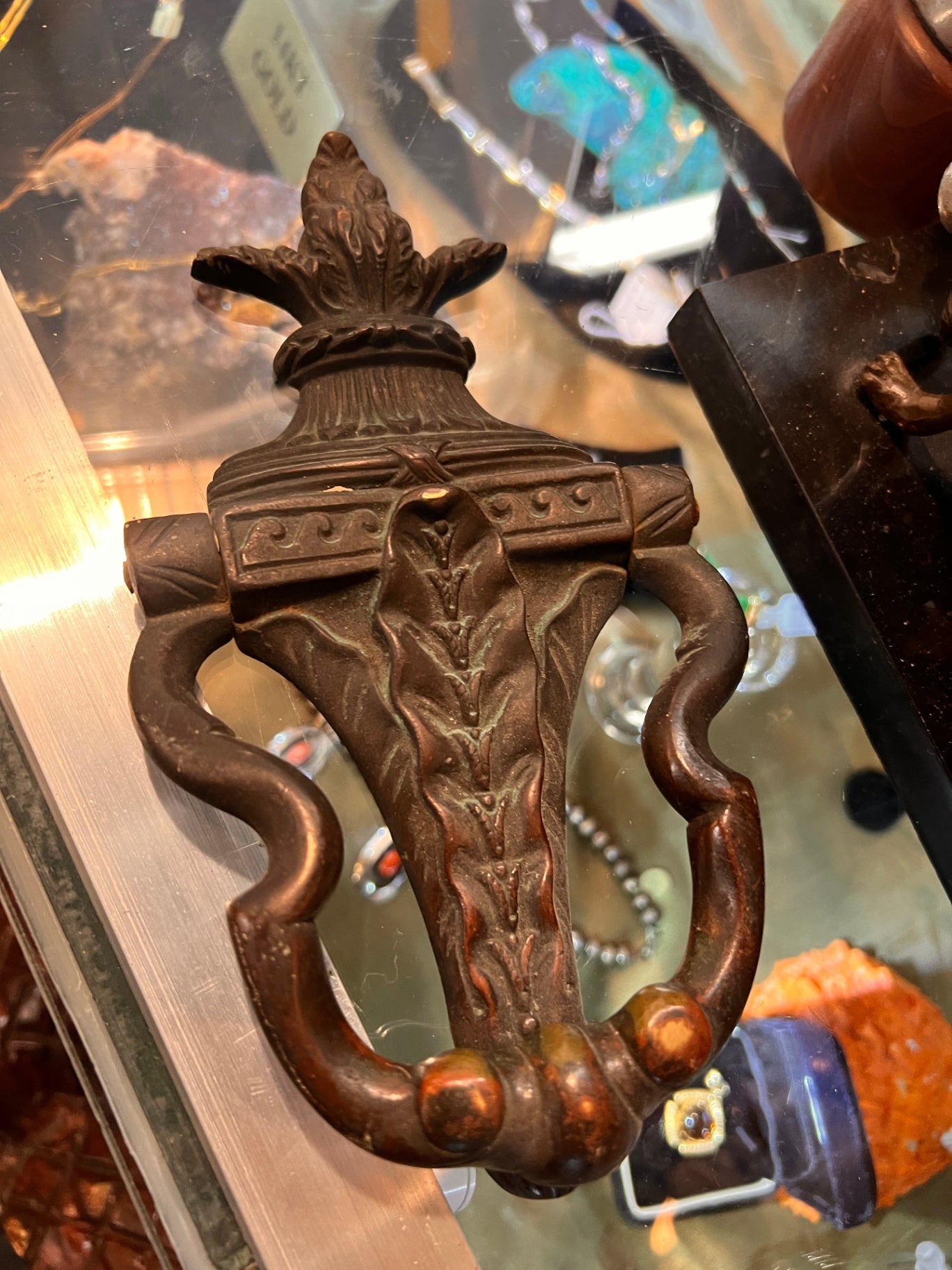 Door Knocker Bronze/Brown Metal