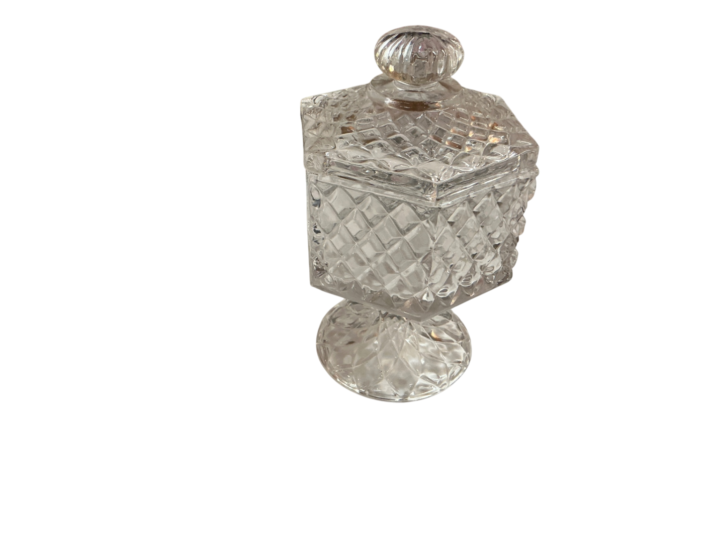 Candy Dish Clear Glass