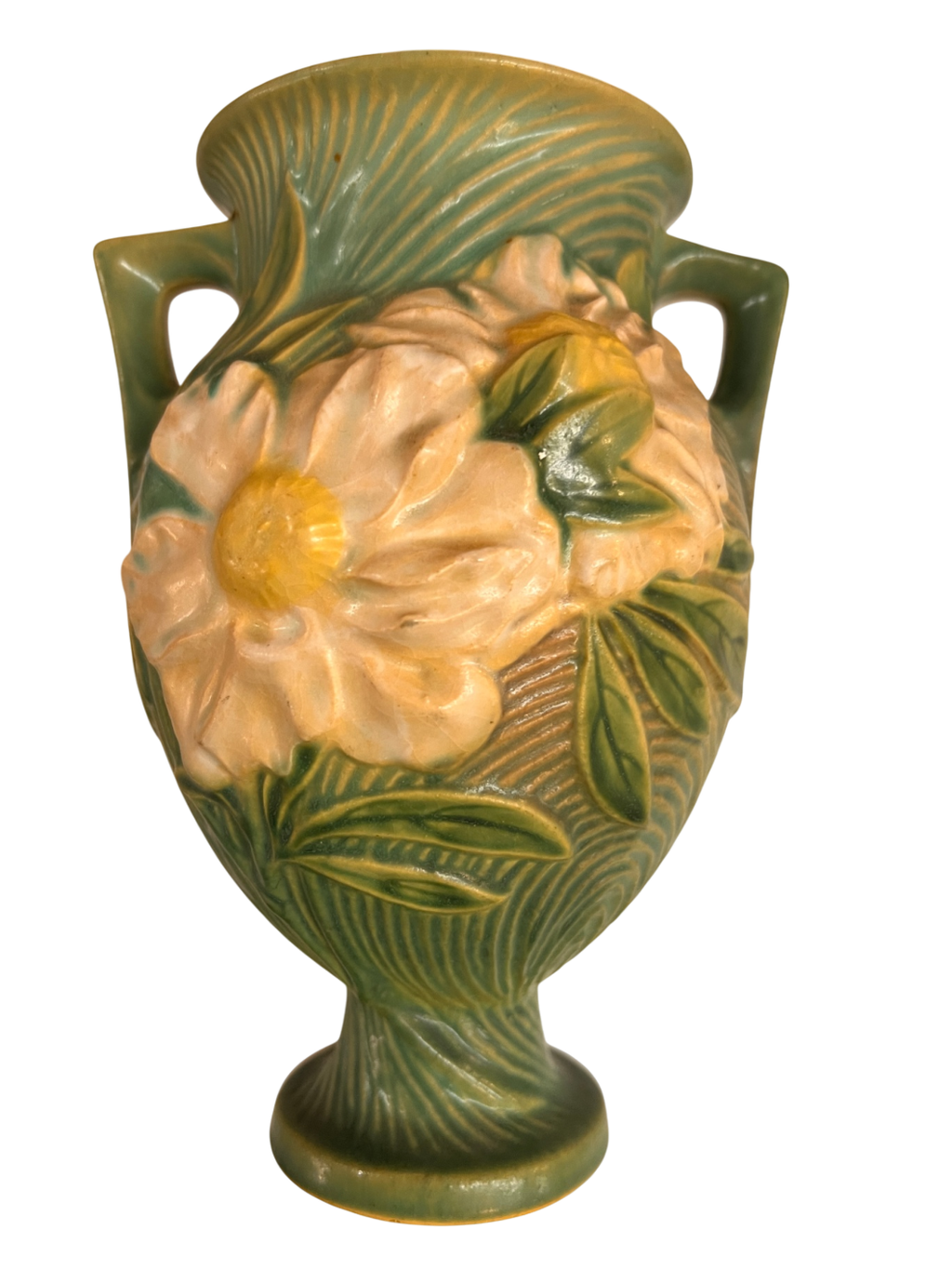 Roseville Pottery (1890–1954) Clematis Pattern Vase