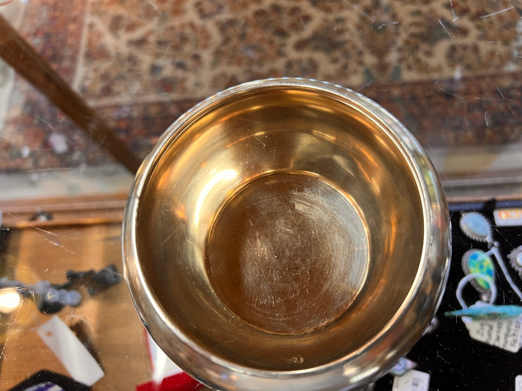 Barbour Silver Co. Quadruple Plate Engraved Footed Bowl (Model 998)