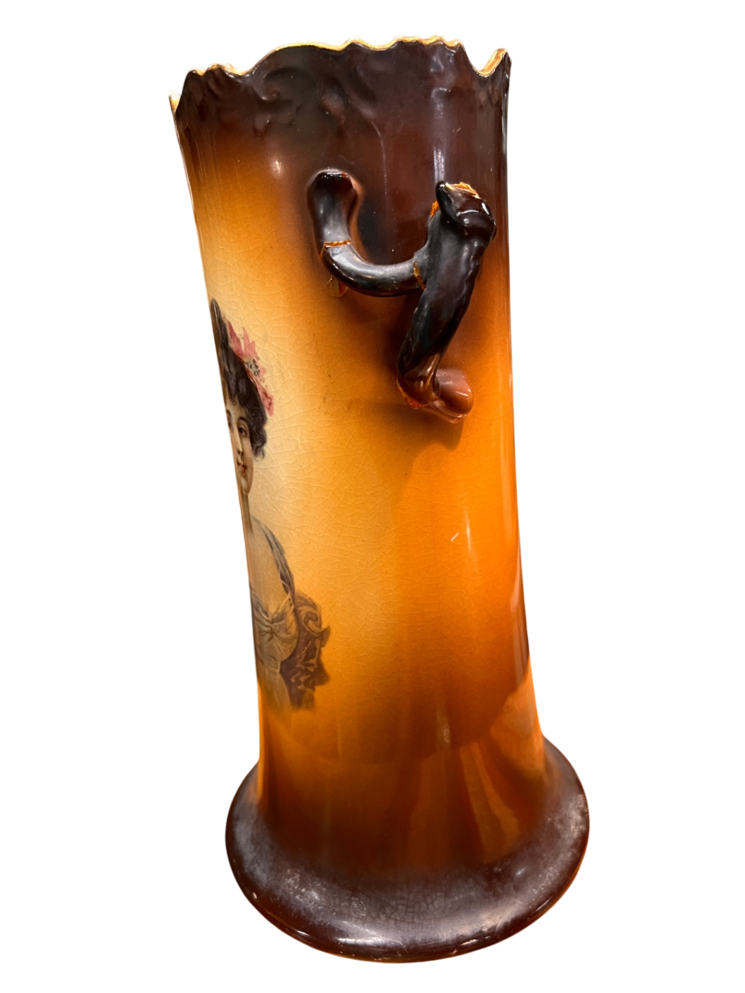 Vase Brown Glass