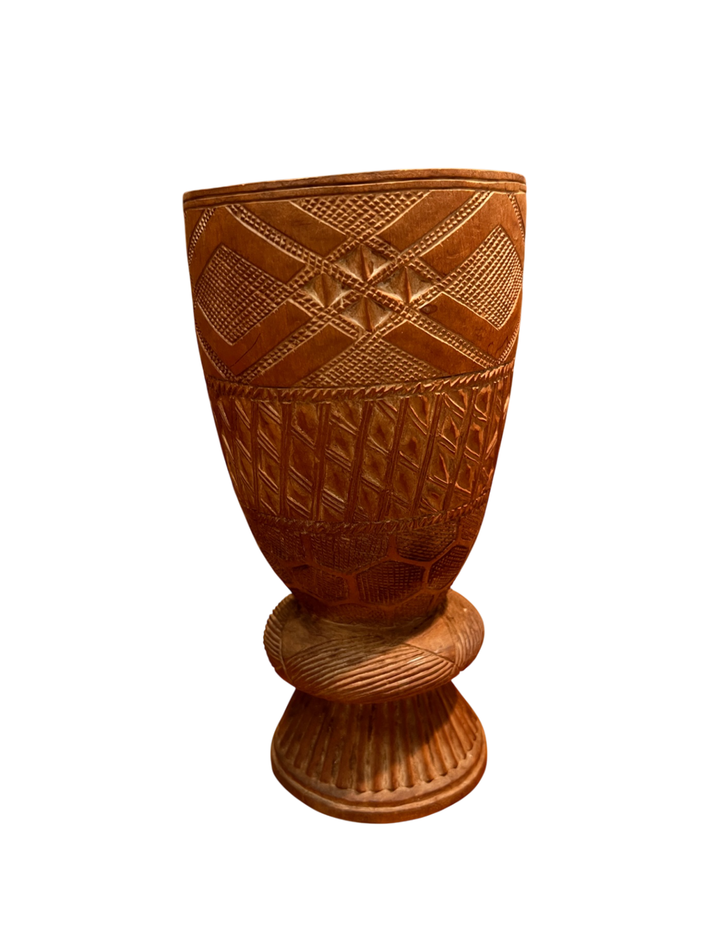 Hand-Carved African Goblet / Chalice