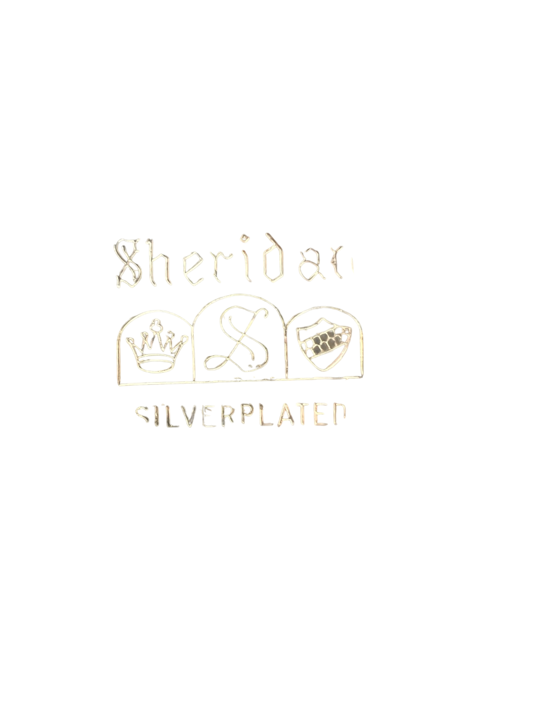 Sheridan Silverplate Two-Handled Serving Tray (Ornate Floral Handles & Scrollwork Center)