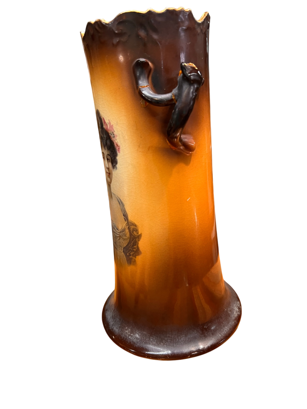 Vase Brown Glass