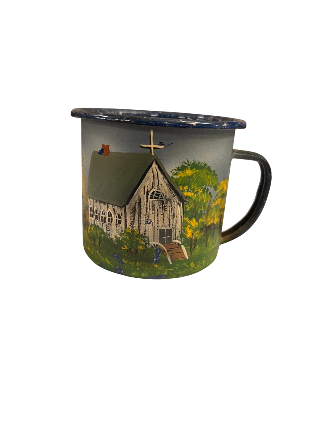 Decorative Cup Multicolored Wood