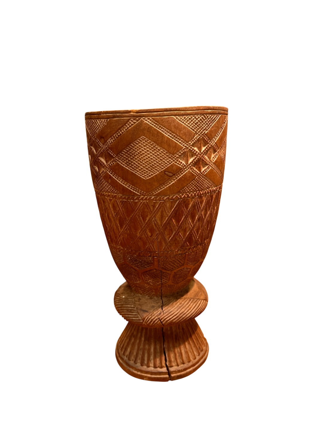 Hand-Carved African Goblet / Chalice
