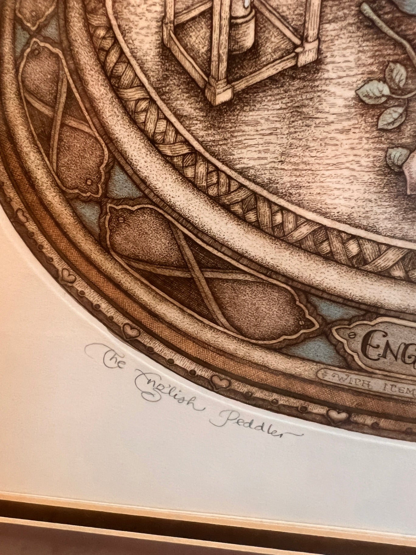 The English Peddler” by Alice Villanueva Scott – Signed Limited Edition Print (1988)