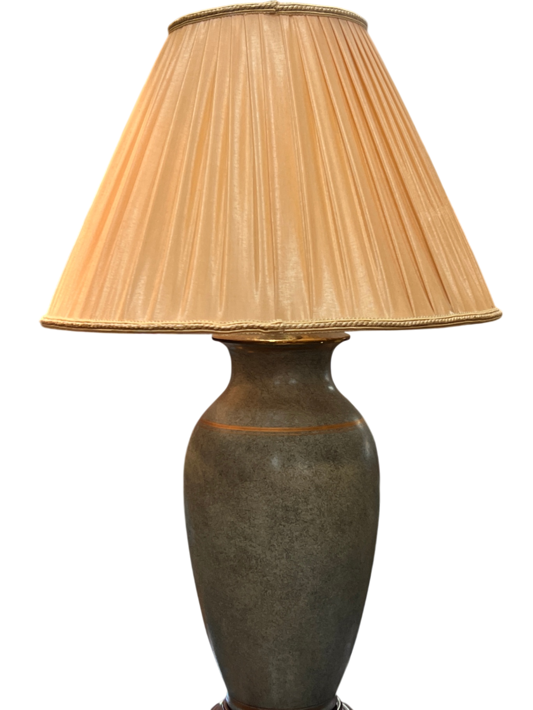 Lamp Beige Porcelain Lamp with fabric shade