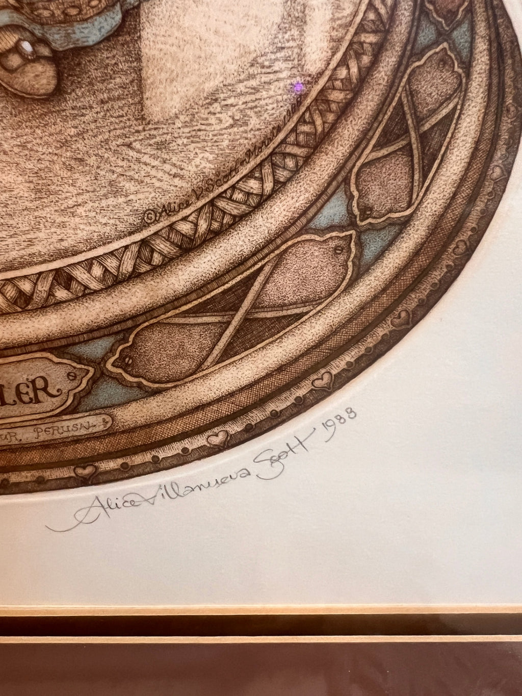 The English Peddler” by Alice Villanueva Scott – Signed Limited Edition Print (1988)