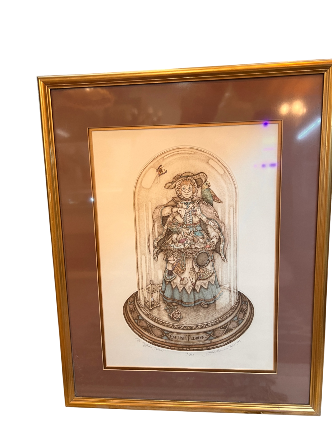 The English Peddler” by Alice Villanueva Scott – Signed Limited Edition Print (1988)
