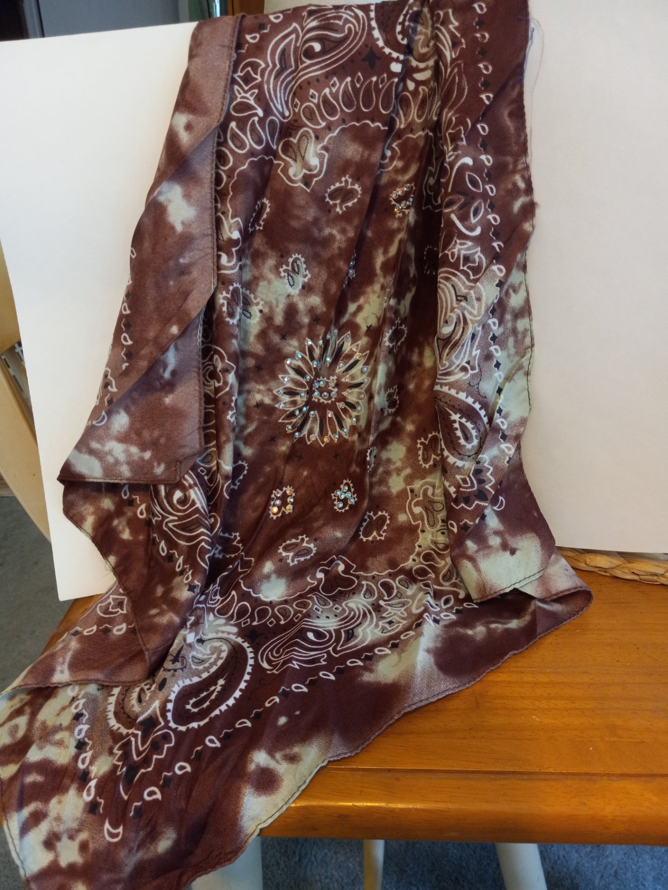 Scarf brown dsc
