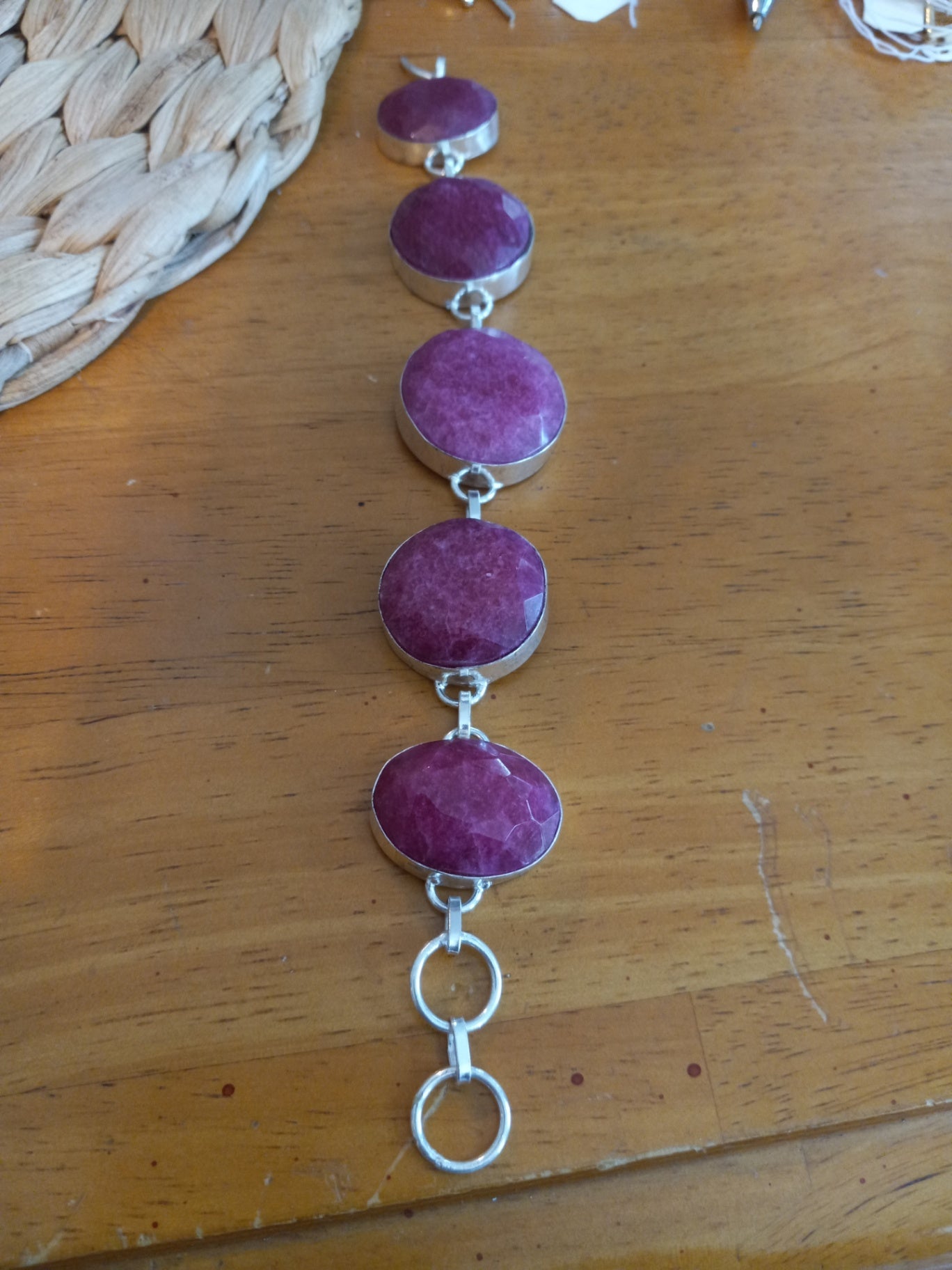 Created Ruby bracelet dsc