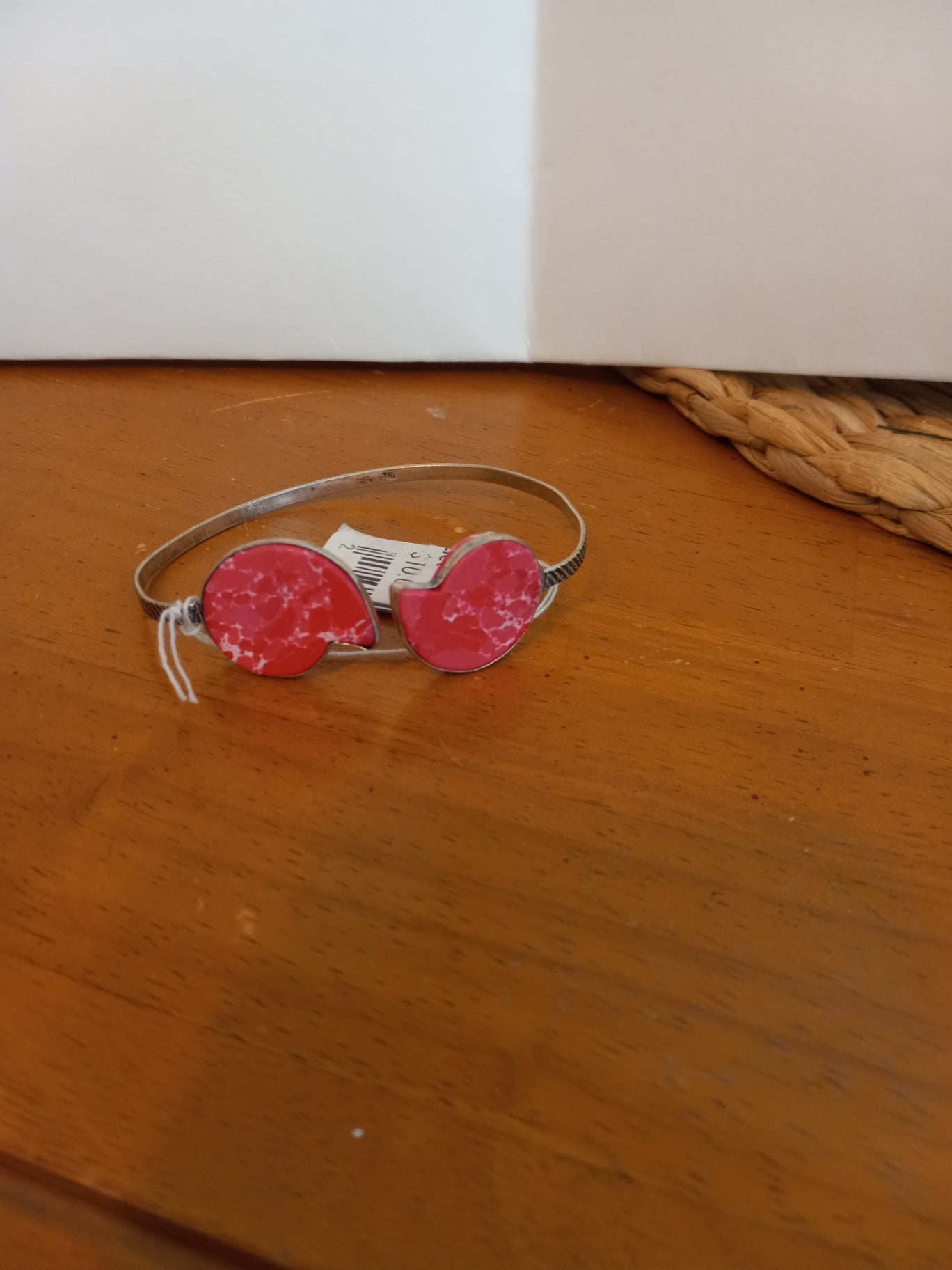 Hot pink bracelet dsc