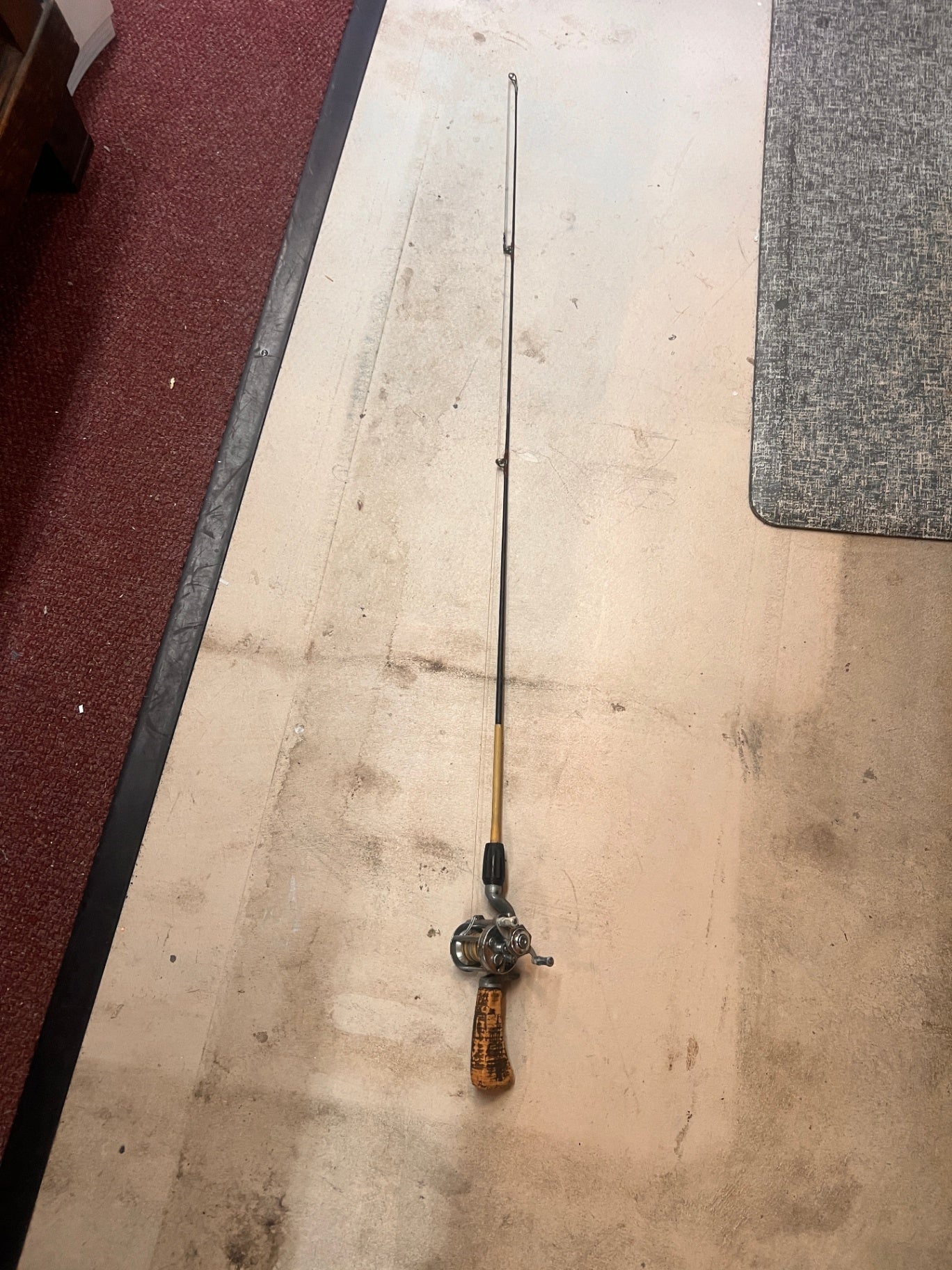 Vintage Pflueger Akron 1895 Casting Reel on Cork Handle Rod – Made in USA – Working Condition