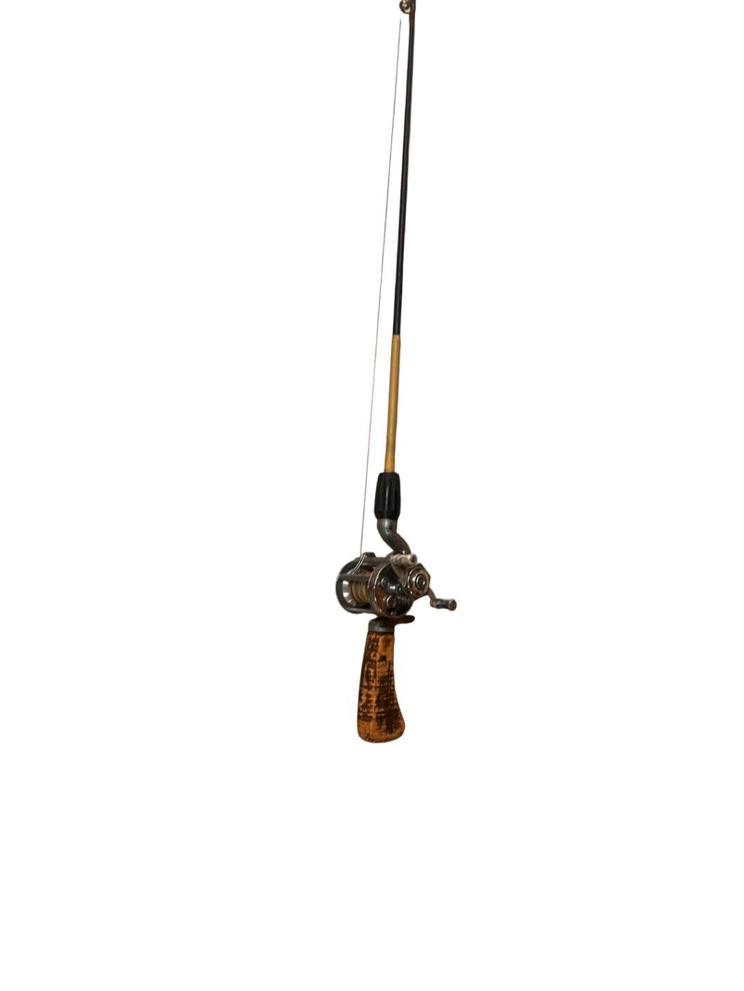 Vintage Pflueger Akron 1895 Casting Reel on Cork Handle Rod – Made in USA – Working Condition