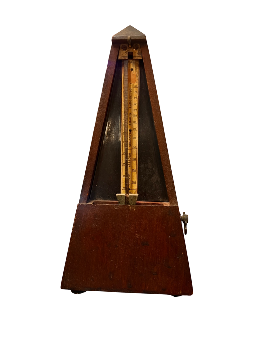 Metronome Dark brown Wood and metal