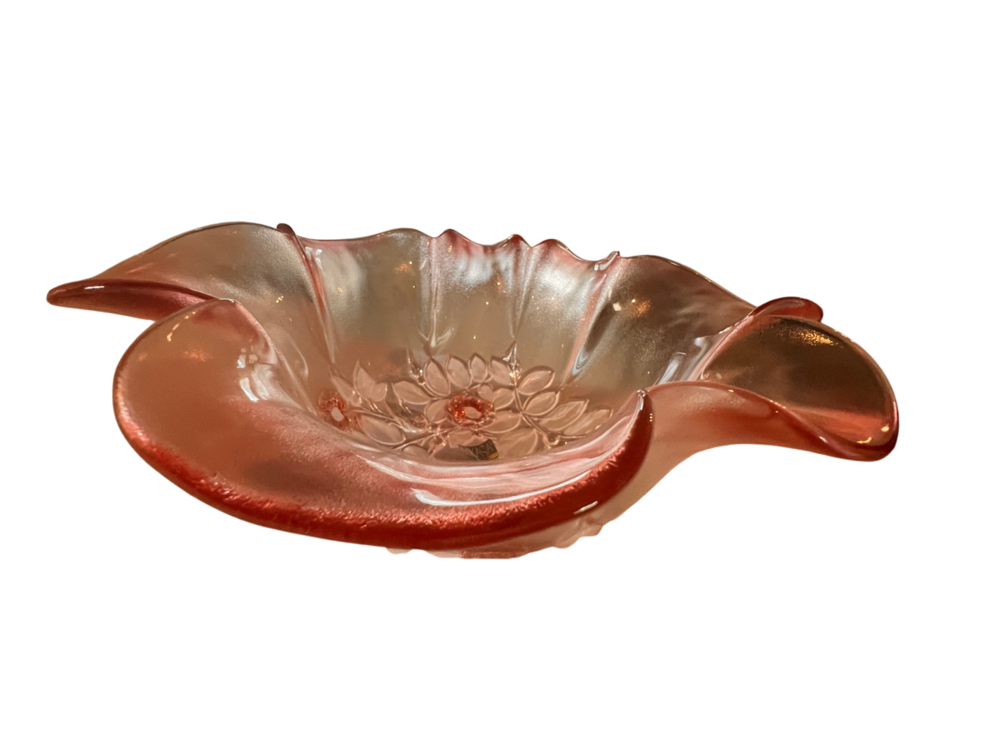 Walther-Glas "Rosella" Decorative Glass Bowl (Model No. 4215/2)