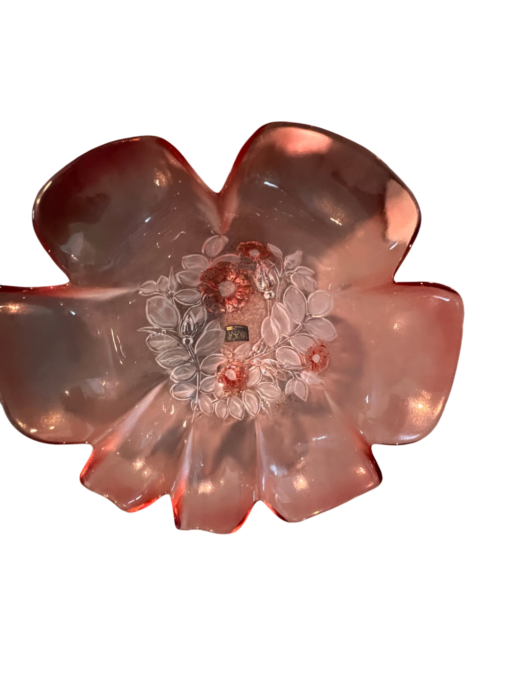 Walther-Glas "Rosella" Decorative Glass Bowl (Model No. 4215/2)