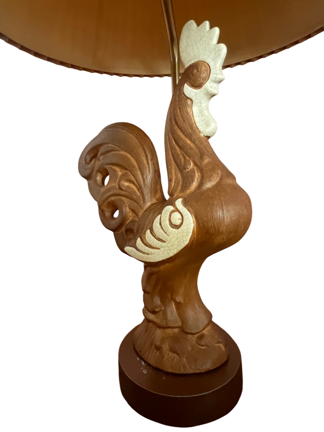 Mid-Century Modern Rooster Figural Lamp (c. 1955–65)