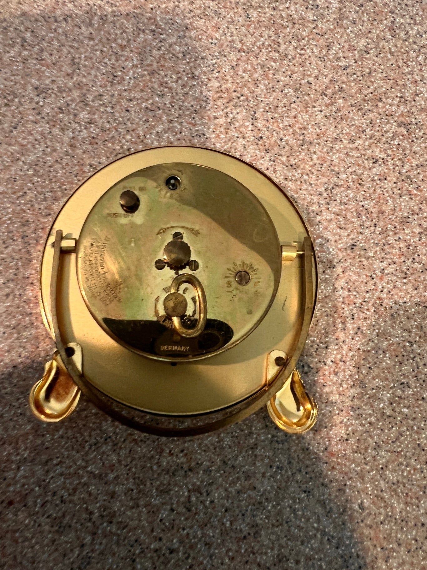 Seth Thomas Ornate Baroque Alarm Clock – Made in Germany