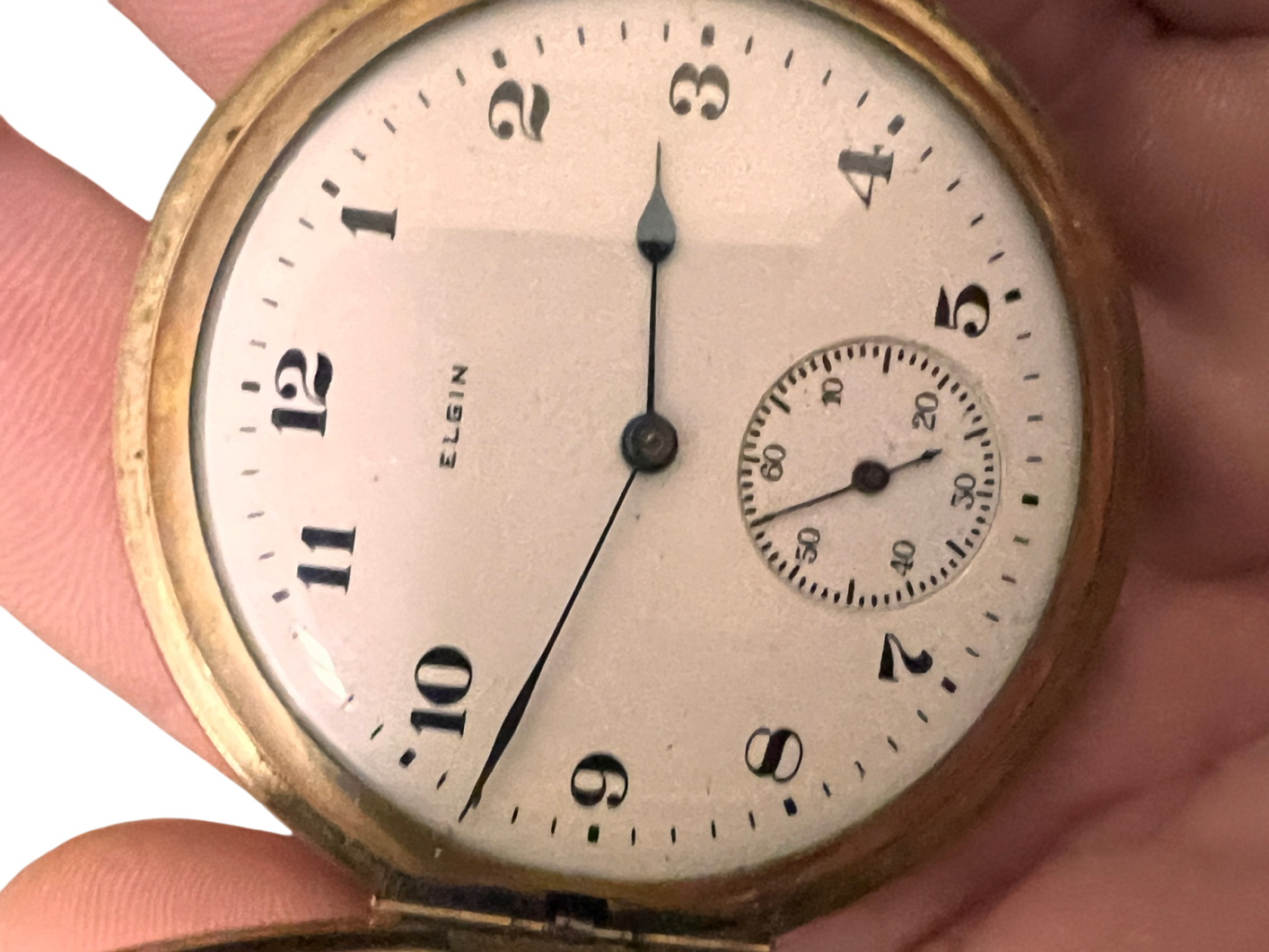 Elgin Full Hunter Case Pocket Watch (Late 1800s – Early 1900s)