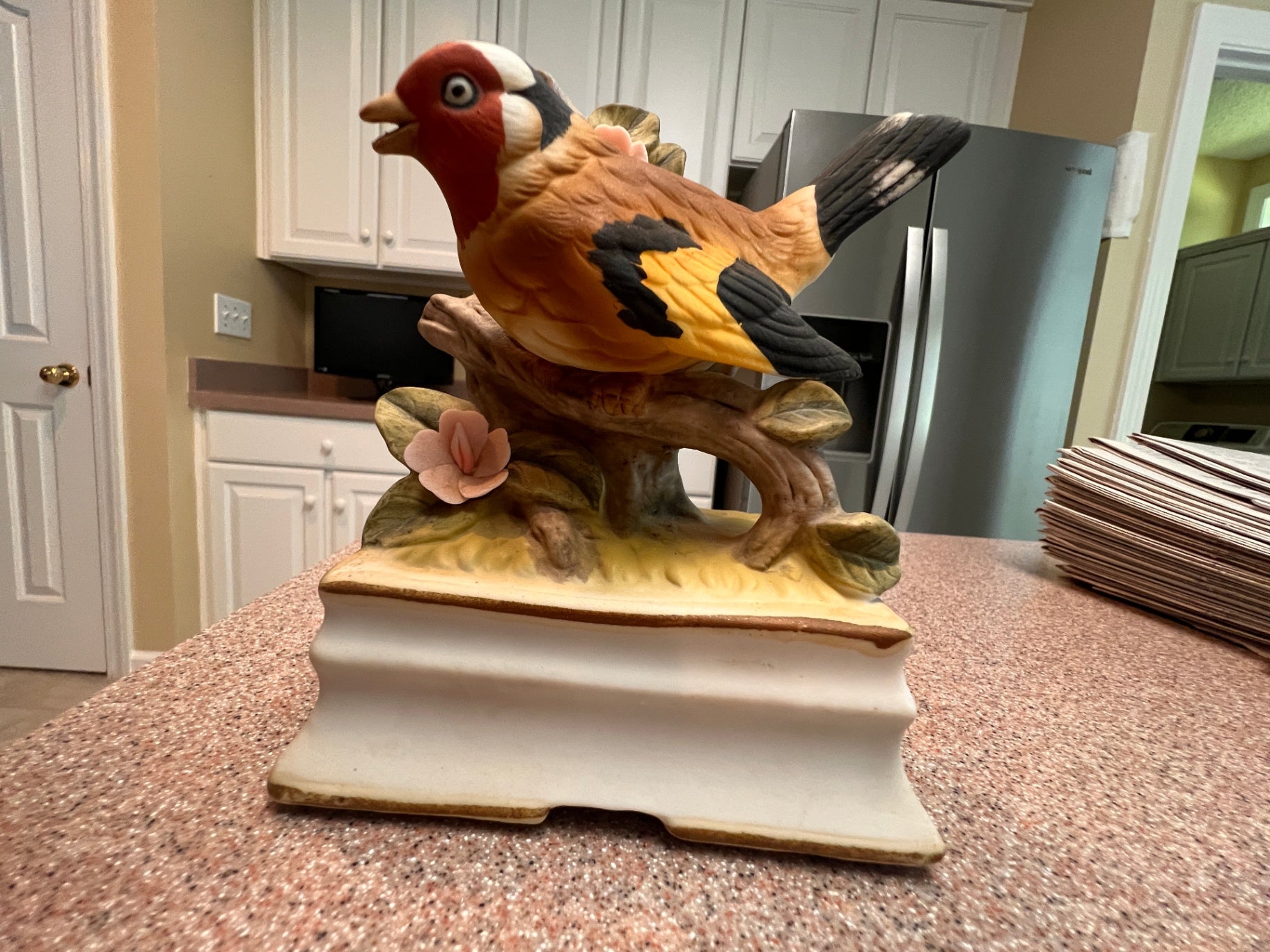 Decorative Figurine Multicolor Ceramic