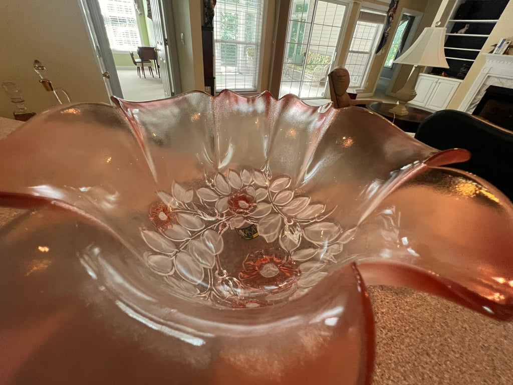 Walther-Glas "Rosella" Decorative Glass Bowl (Model No. 4215/2)