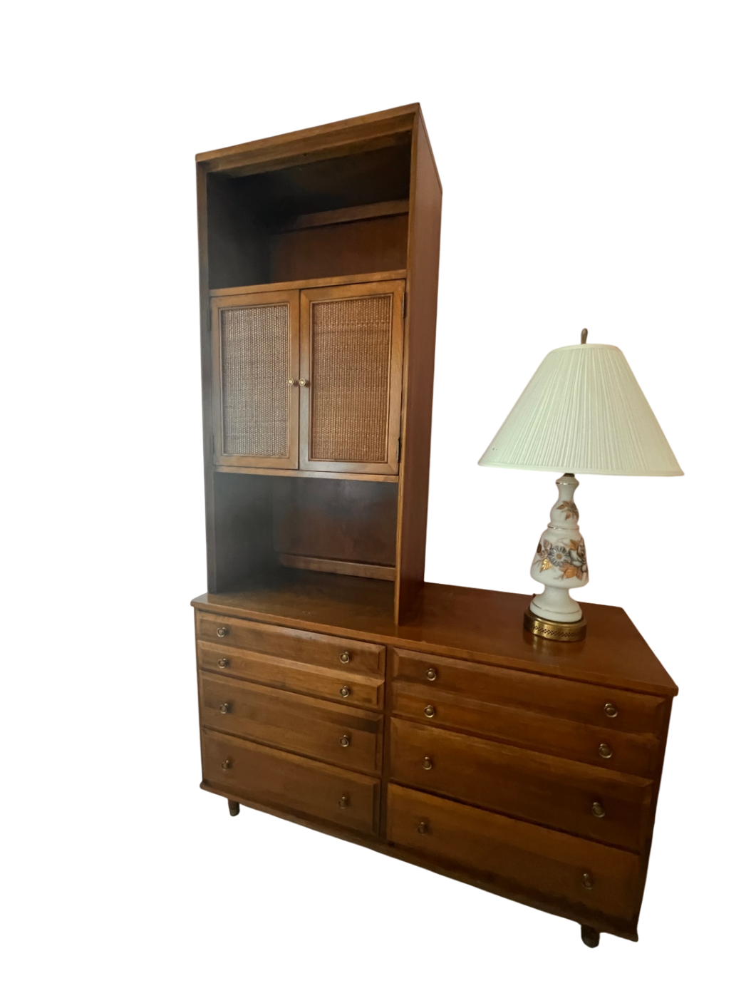 Roomates by Baumritter Modular Hutch over Dresser (MCM, c.1958–65)