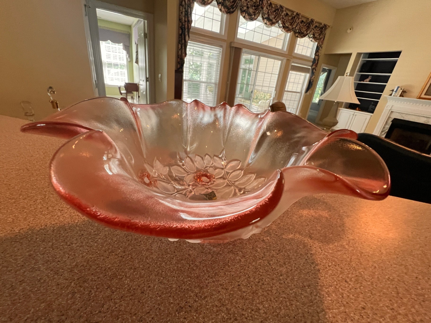 Walther-Glas "Rosella" Decorative Glass Bowl (Model No. 4215/2)
