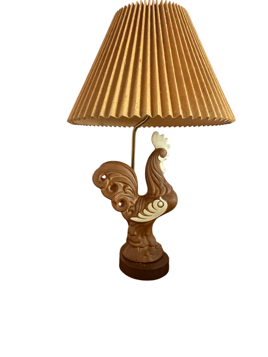 Mid-Century Modern Rooster Figural Lamp (c. 1955–65)