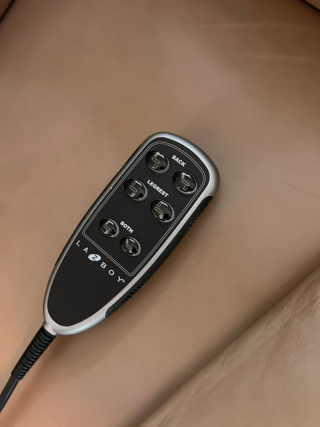 La-Z-Boy Leather Power Recliner with Remote Control