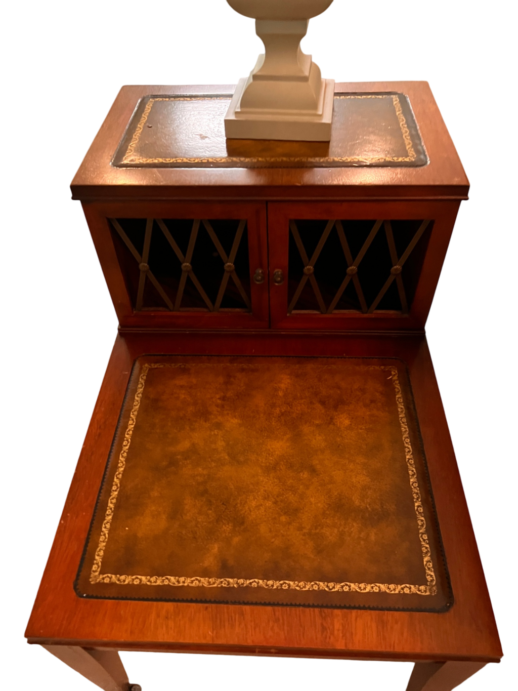 MCM two tier end table 