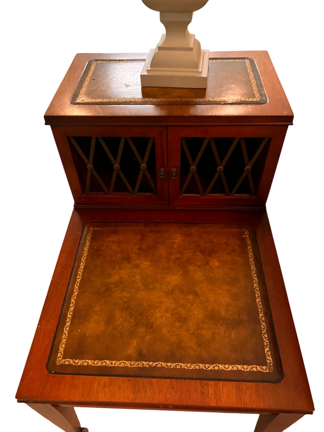 MCM two tier end table 