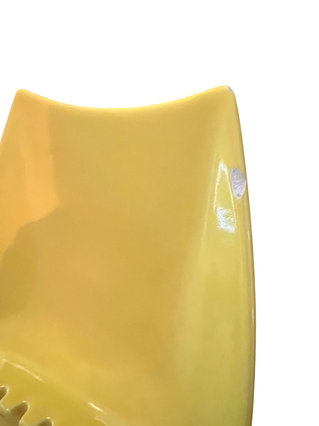 Royal Haeger MCM Ashtray #755 – Chartreuse Yellow – Hickman Design