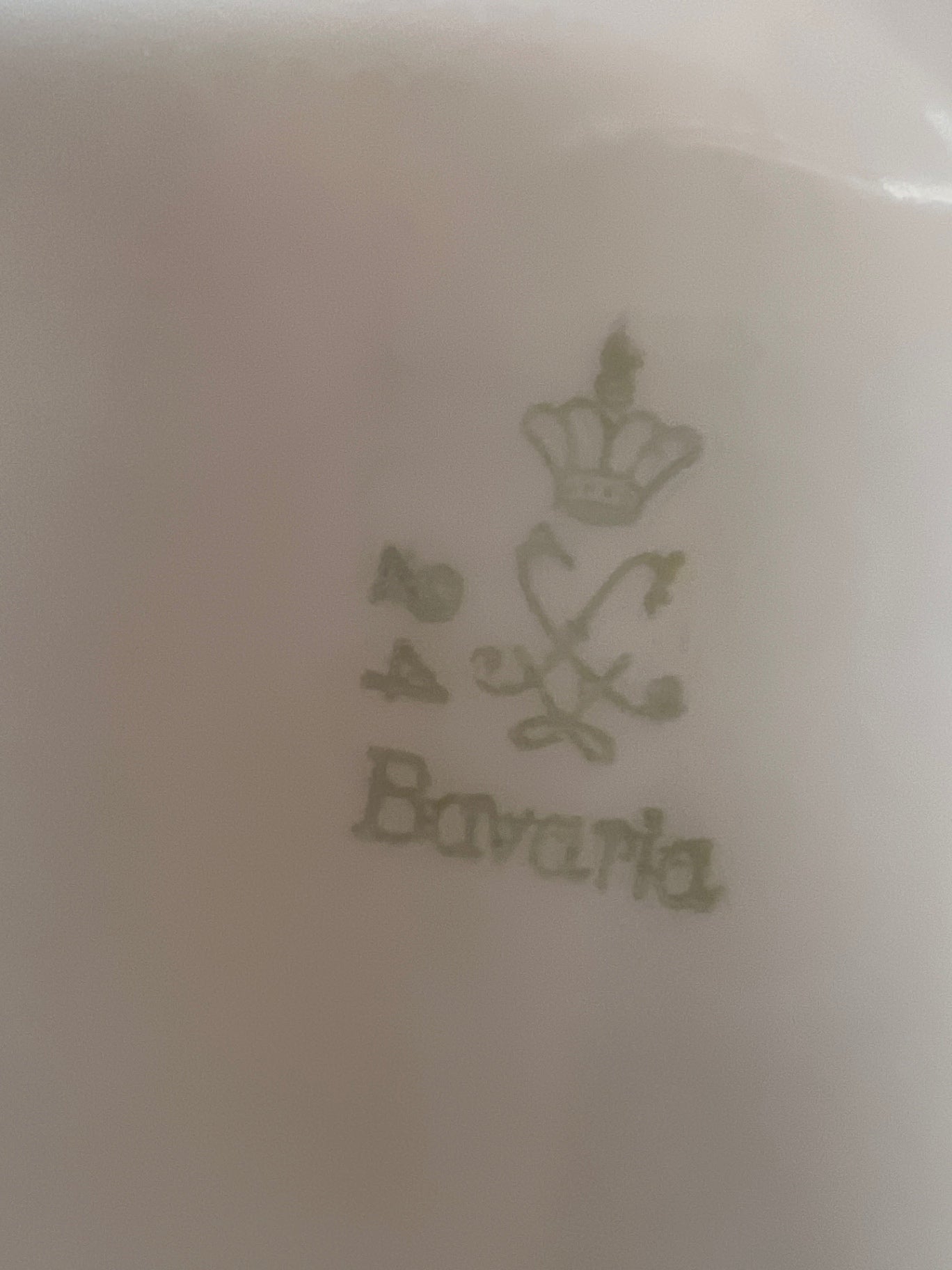 Vintage Bavarian Porcelain Lidded Jar – Floral & Gold Trim – Germany