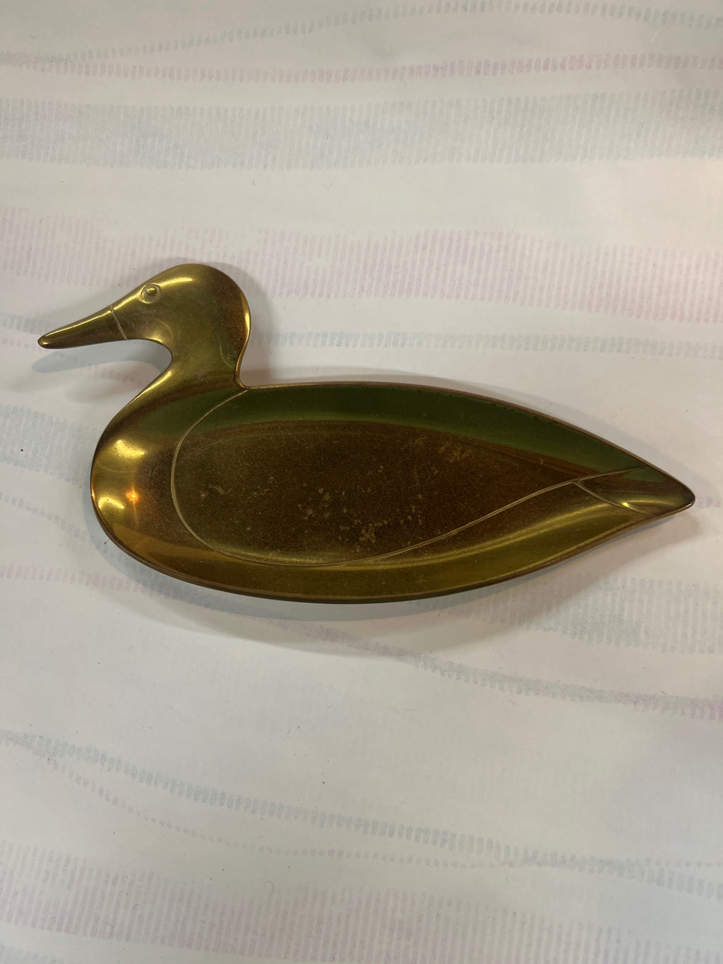 Home Decor bronze duck trinket holder