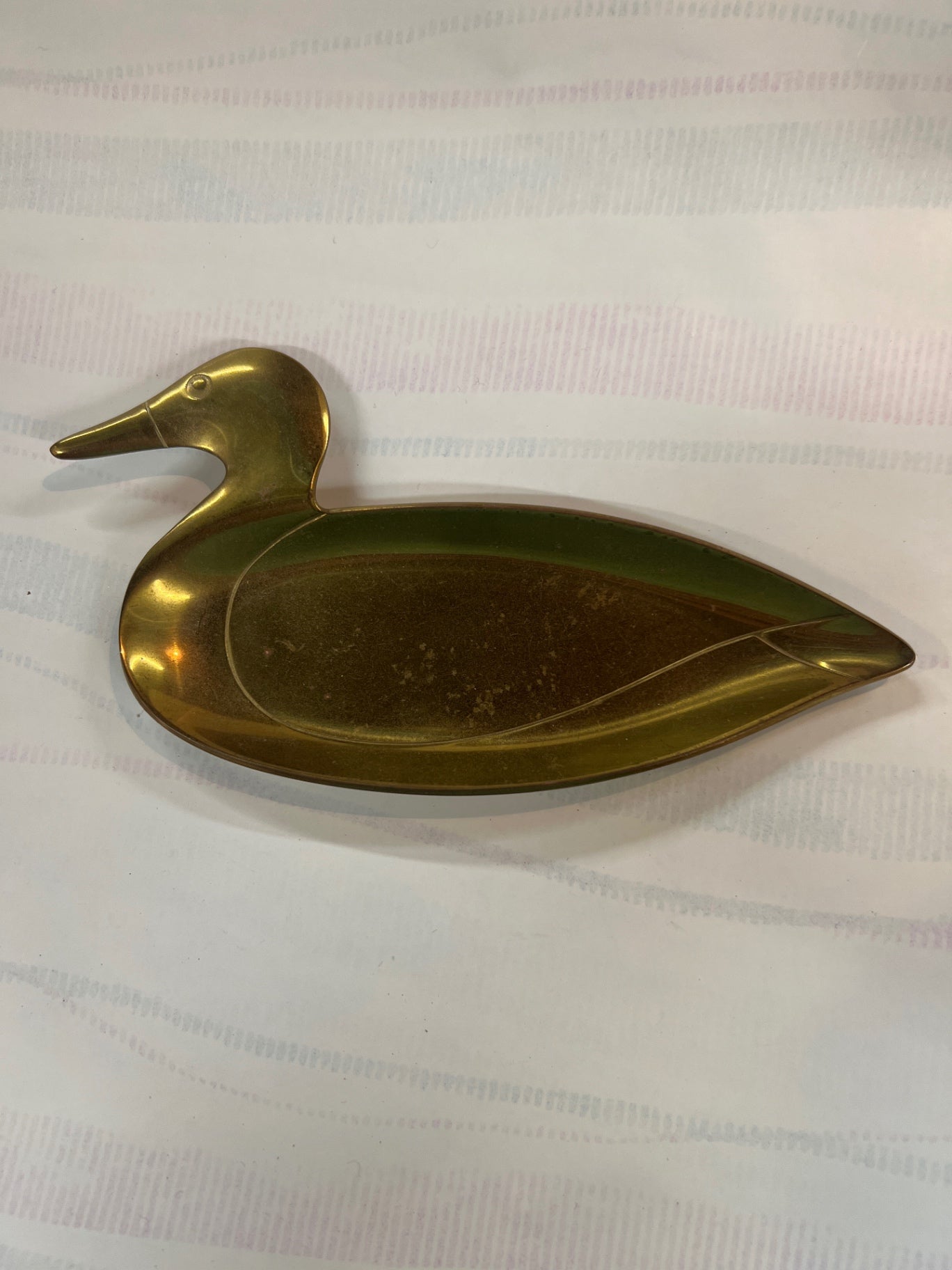 Home Decor bronze duck trinket holder