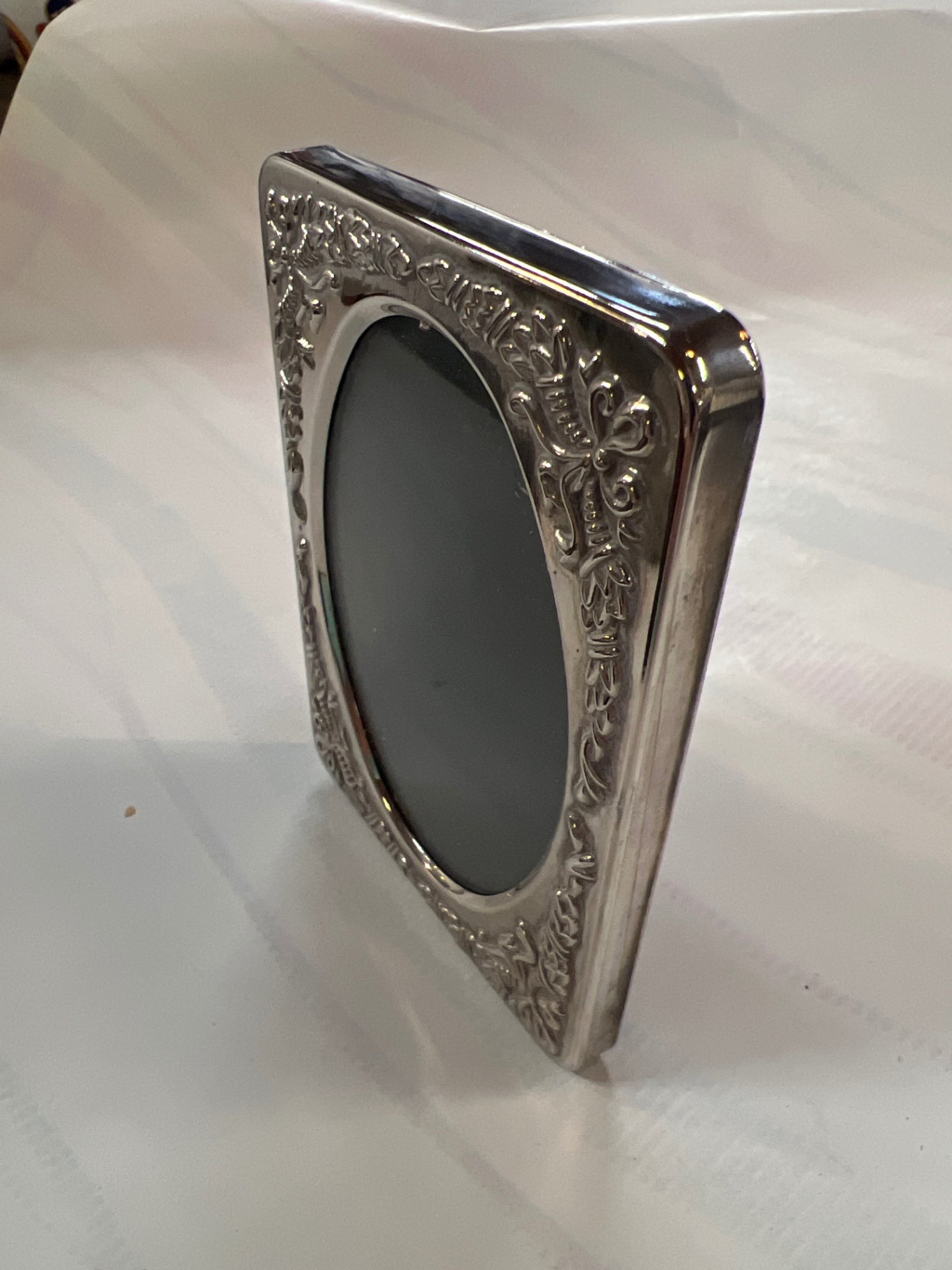 Picture Frame Silver plated Metal