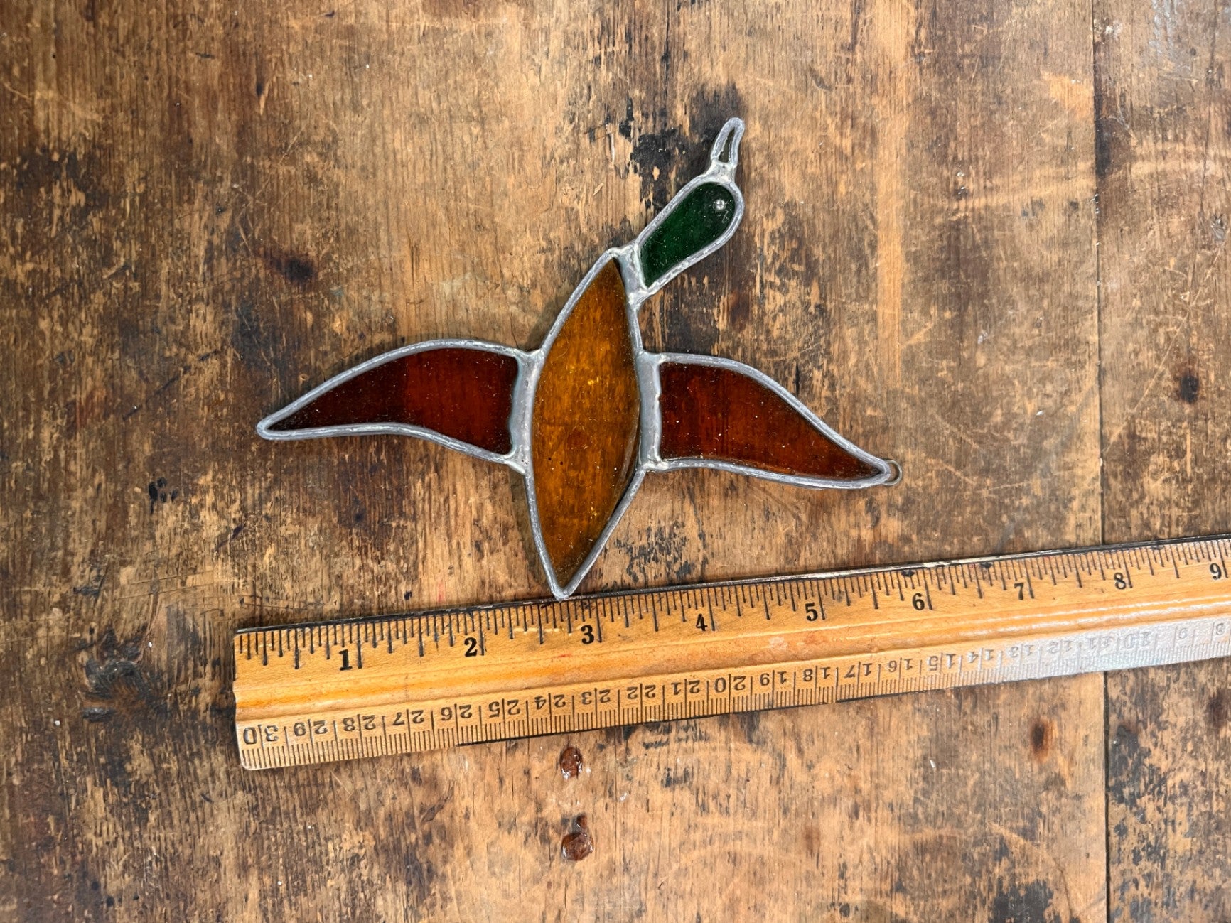Stained Glass Duck suncatcher
