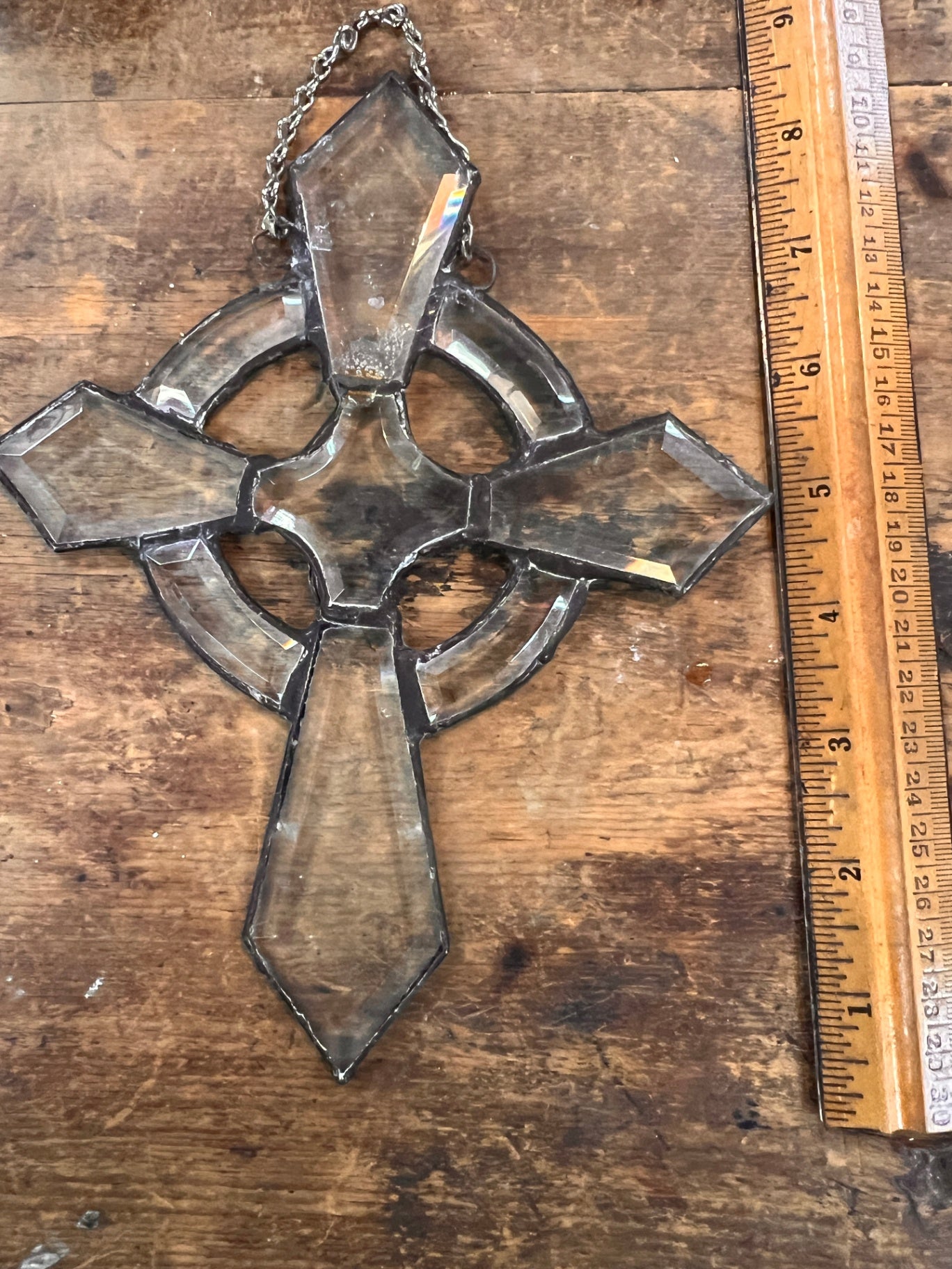 Cross Glass Suncatcher