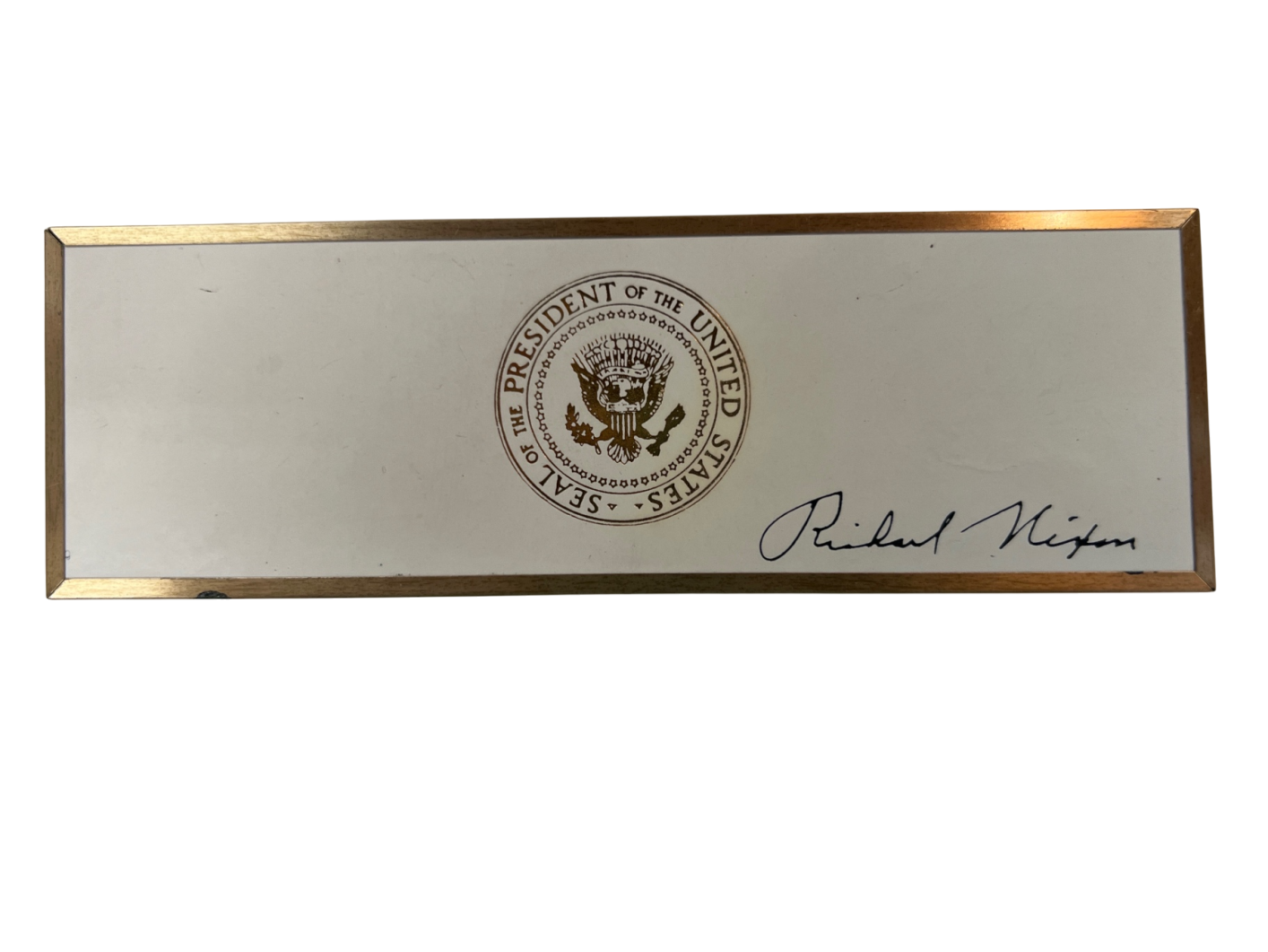 1970 President Richard Nixon Signing Pen – Mass Transit Bill – Boxed with Insert – White House Memorabilia