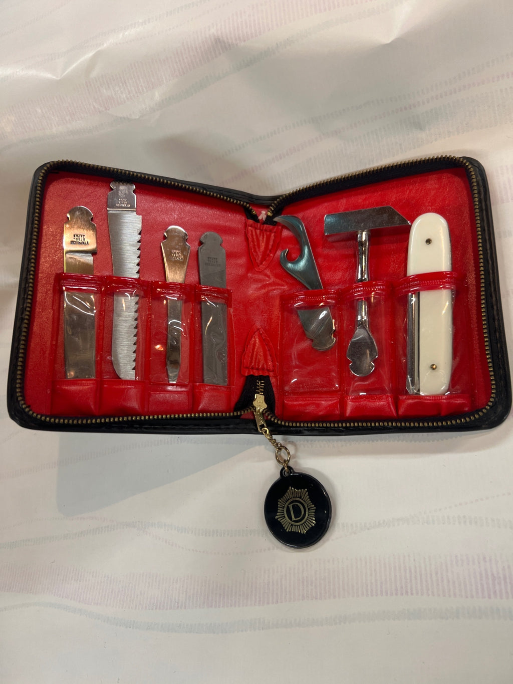 Vintage Bartender Travel Tool Kit – 1950s-60s Cocktail Set with Interchangeable Tools