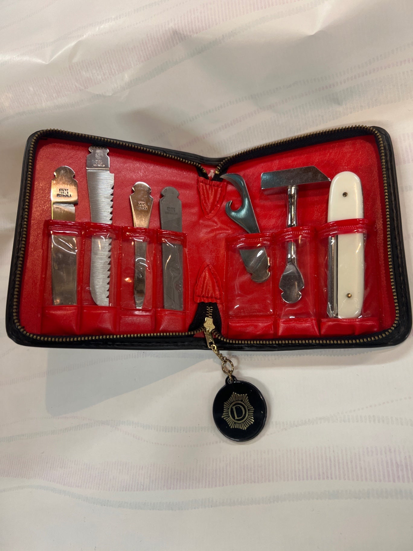 Vintage Bartender Travel Tool Kit – 1950s-60s Cocktail Set with Interchangeable Tools