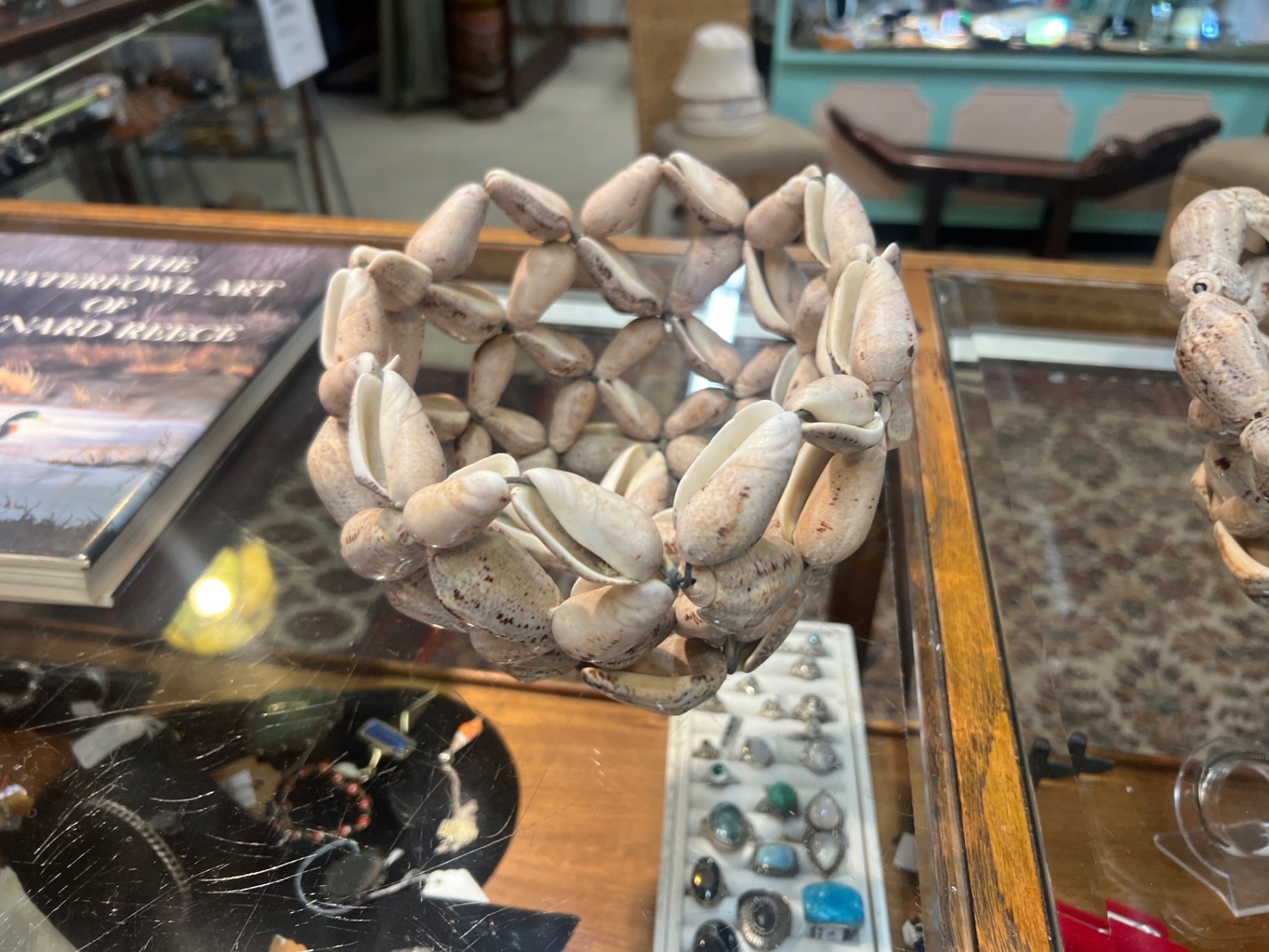 Set of 3 Handcrafted Vintage Shell Bowls – Coastal Nautical Décor