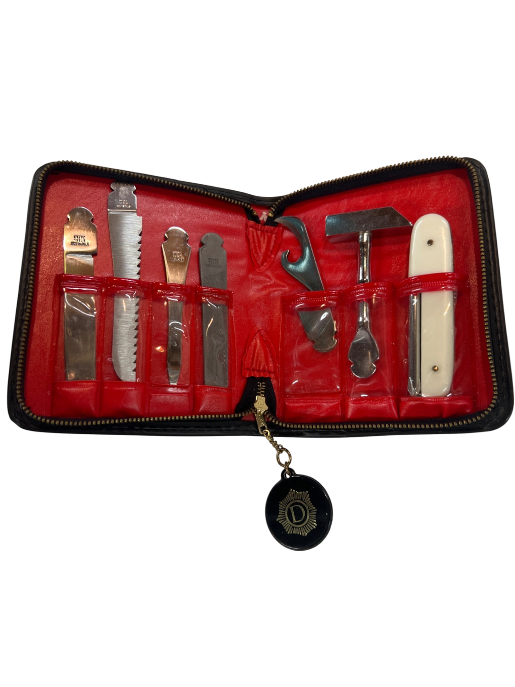 Vintage Bartender Travel Tool Kit – 1950s-60s Cocktail Set with Interchangeable Tools