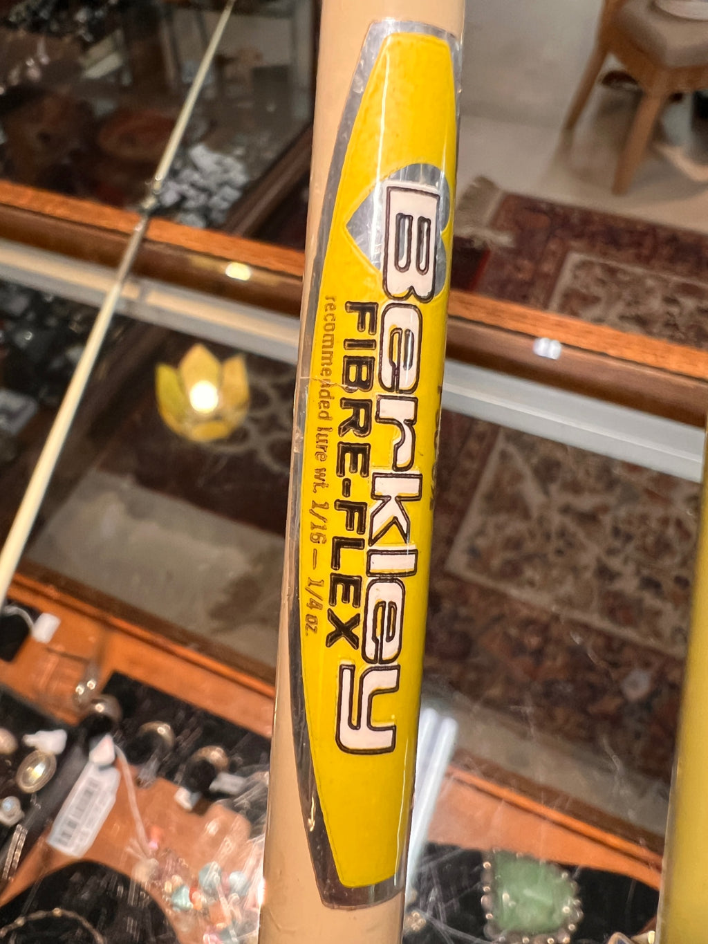 Vintage Berkley Fibre-Flex Fiberglass Fishing Rod – Light Action, Cork Handle